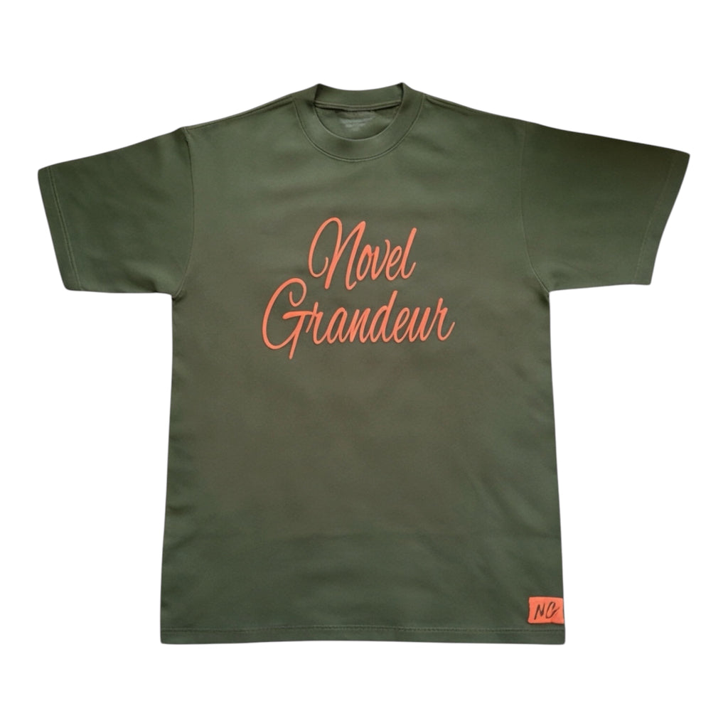 Olive & Orange Novel Grandeur T-Shirt