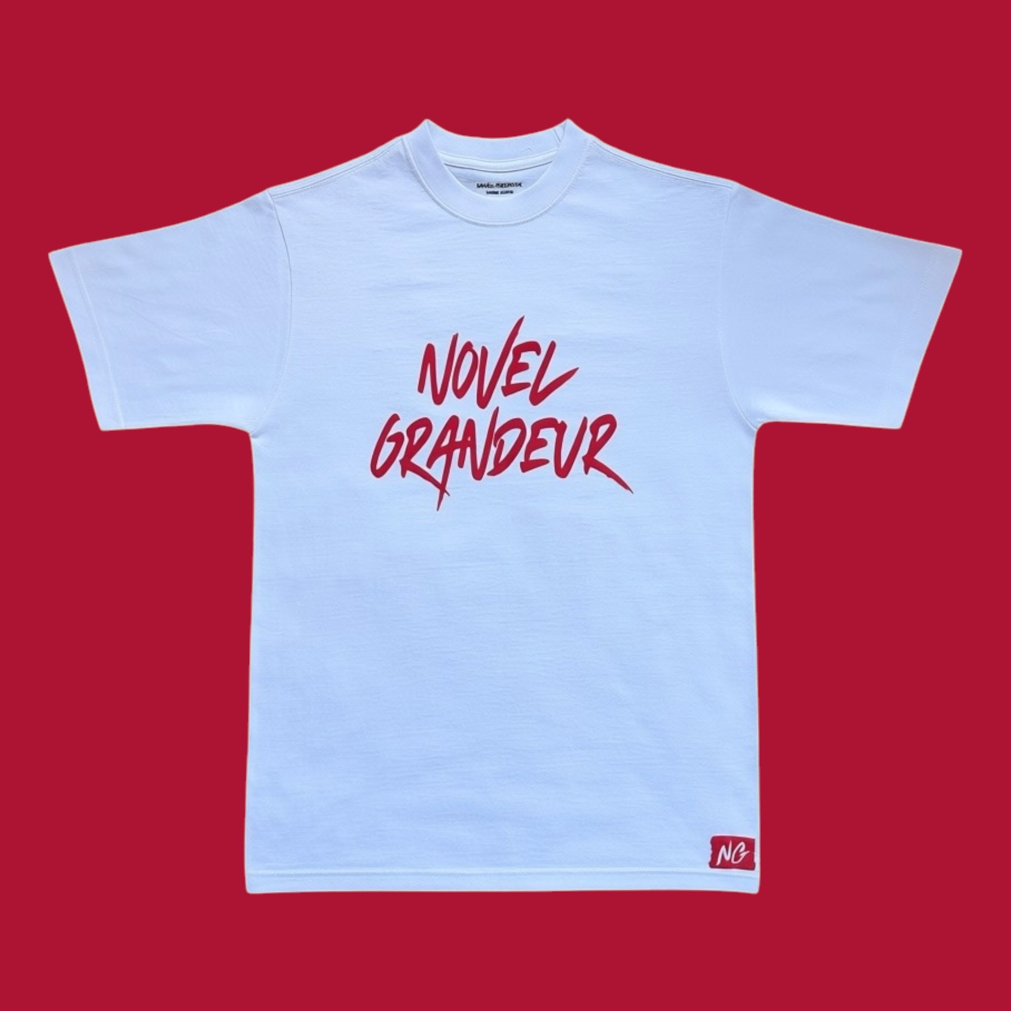 White & Red Summer Vybez Tee