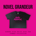 Black & Pink High Waist Boxy Tee