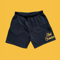 Novel Grandeur Black & Gold Shorts